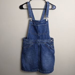 H&M denim overall dress jumper